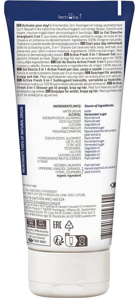 Weleda Men Active Fresh 3-in-1 Shower Gel 200 Milliliter extra image