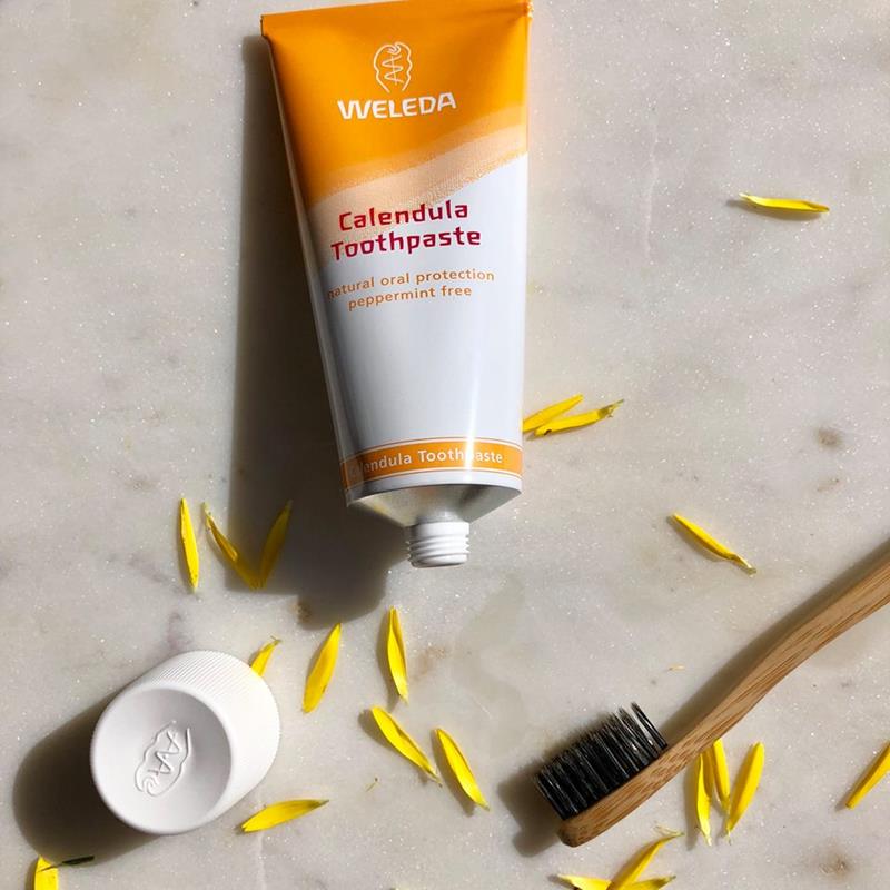 Weleda Oral Care Calendula Toothpaste Mint-Free 75 Milliliter extra image