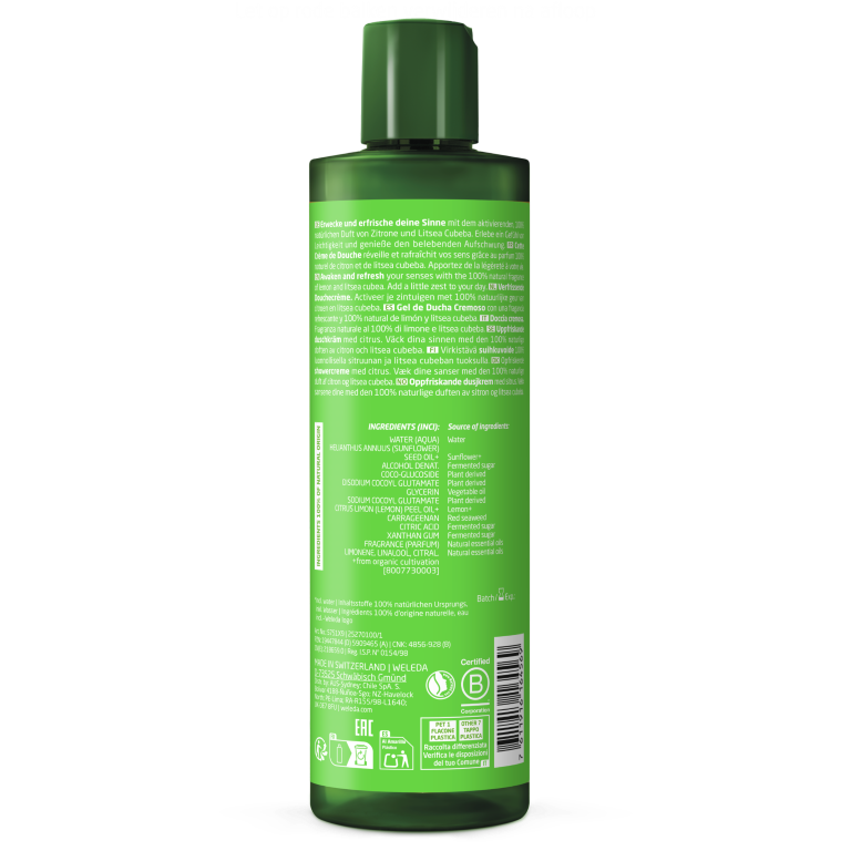 Weleda Refresh Shower Cream Citrus Organic 400.00 Milliliter extra image