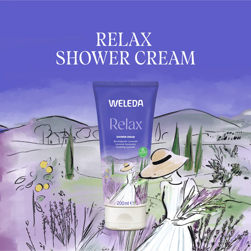 Weleda Relax douchecreme 200.00 Milliliter extra image