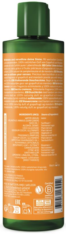 Weleda Vitality Shower Cream Sea Buckthorn Organic 400.00 Milliliter extra image