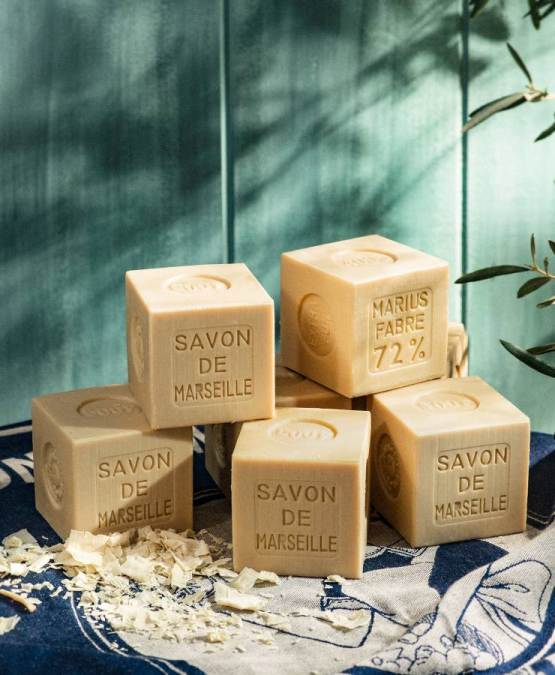 Marius Fabre Savon Marseille zeep blanc in folie 400.00 Gram extra image