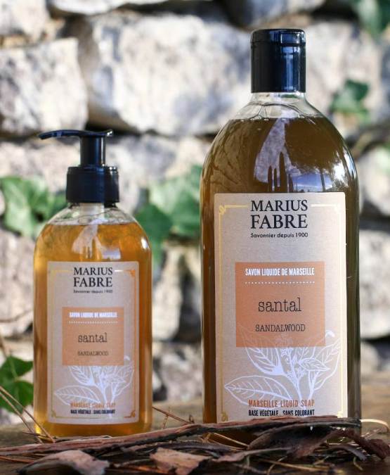 Marius Fabre Sandalwood Soap with pump 400 Milliliters extra image