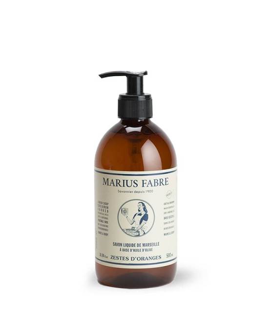 Marius Fabre Nature Marseille soap orange peel with pump 500.00 Milliliter extra image